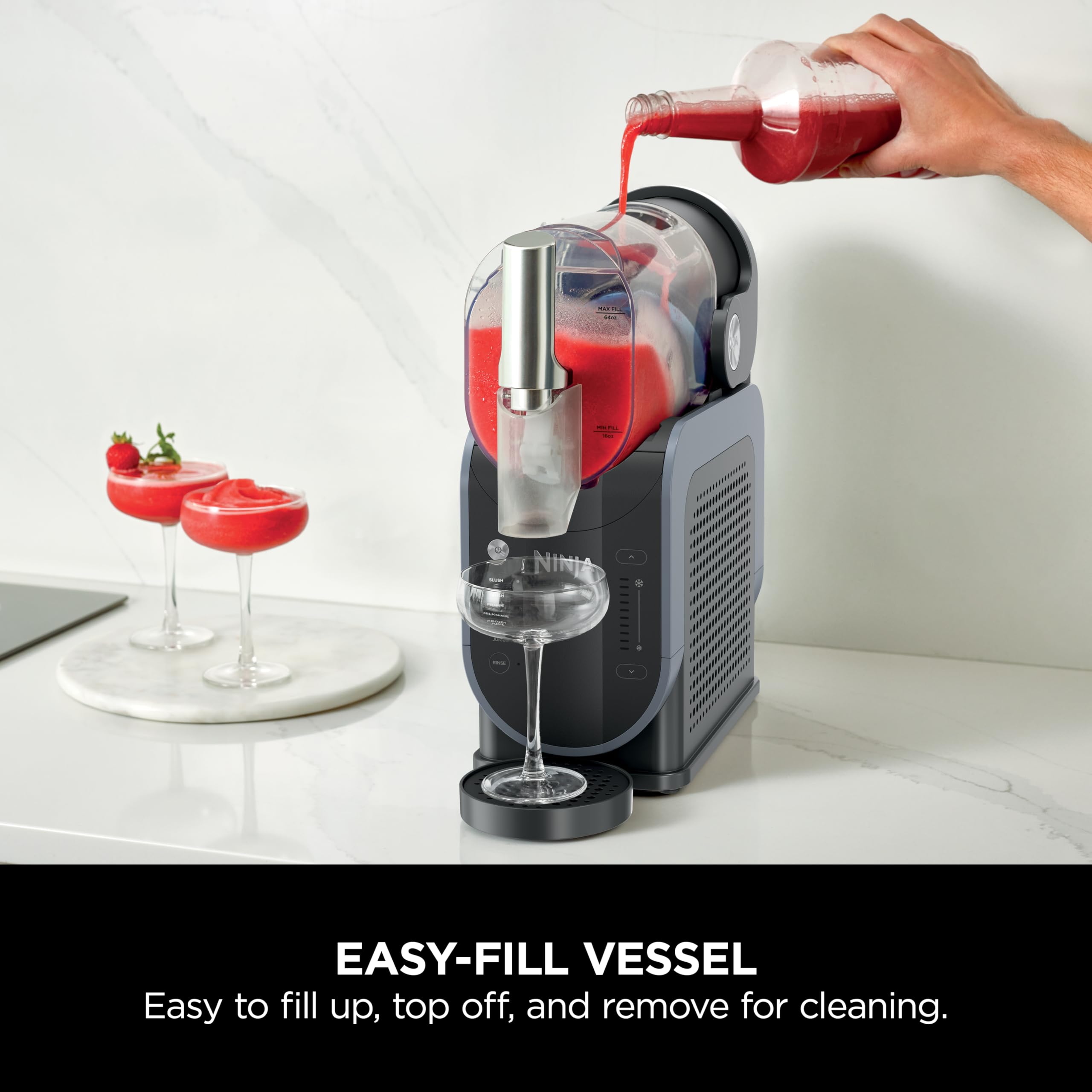 Ninja SLUSHi Frozen Drinks Maker, Create Slush, Frozen Cocktails, Frappe, Milkshakes & Frozen Juice, No Ice or Preperation Needed, WhisperChill