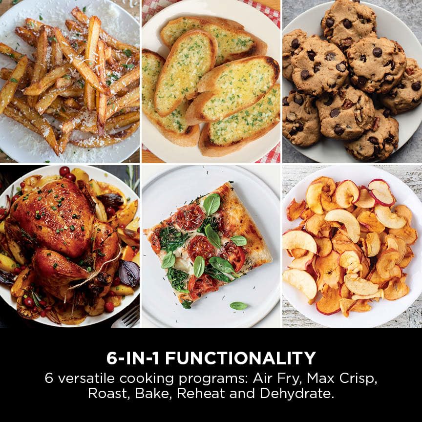 Ninja Double Stack XL Air Fryer, Vertical Dual Drawer AirFryer with 4 cooking levels, 2 Drawers and 2 Racks, Space Saving Design, 9.5L Capacity, 6