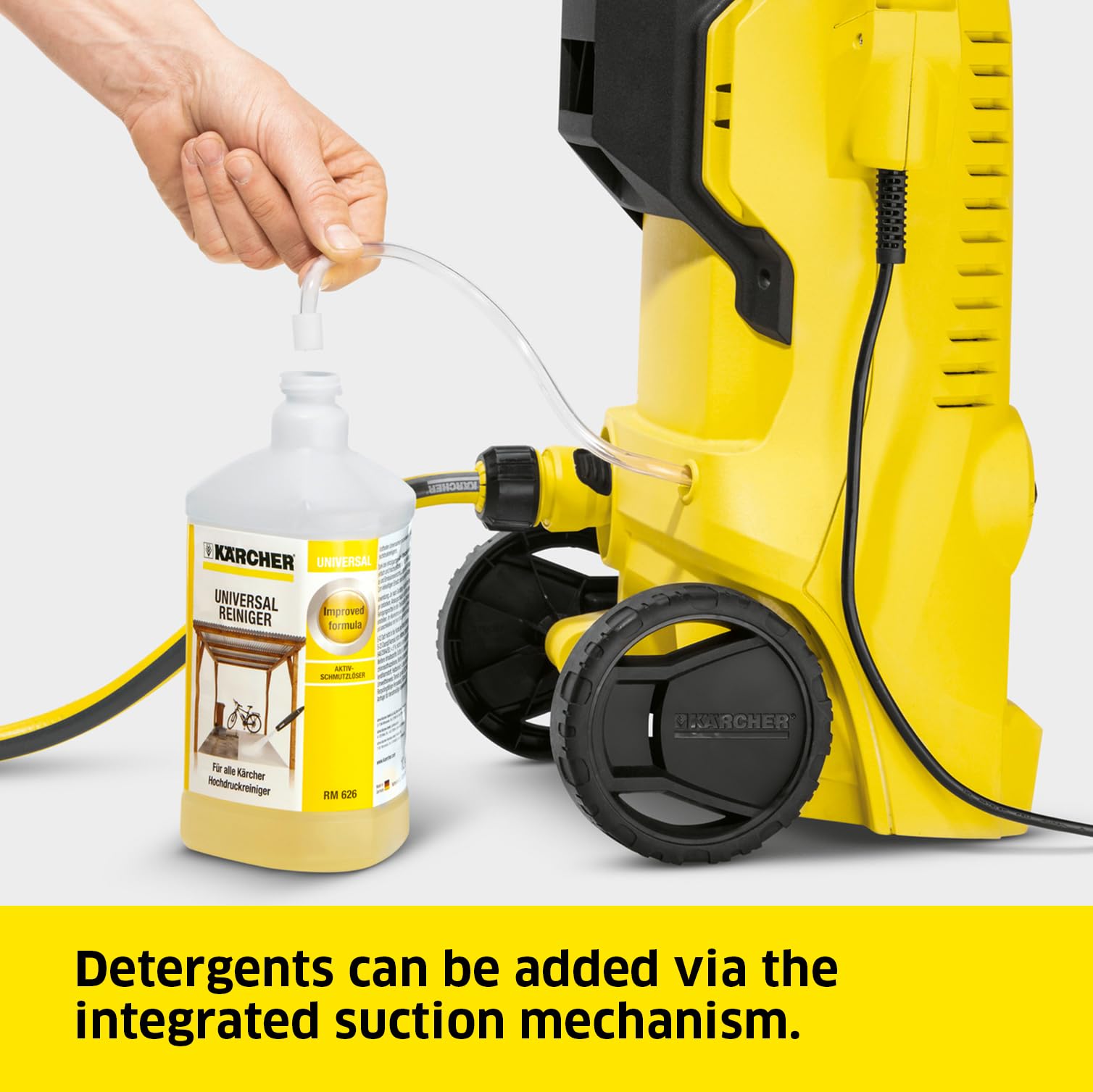 Kärcher K 2 Power Control Home pressure washer, pressure: max. 110 bar, flow rate: 360 l/h, area: 20 m²/h, water filter, weight: 4.0 kg,