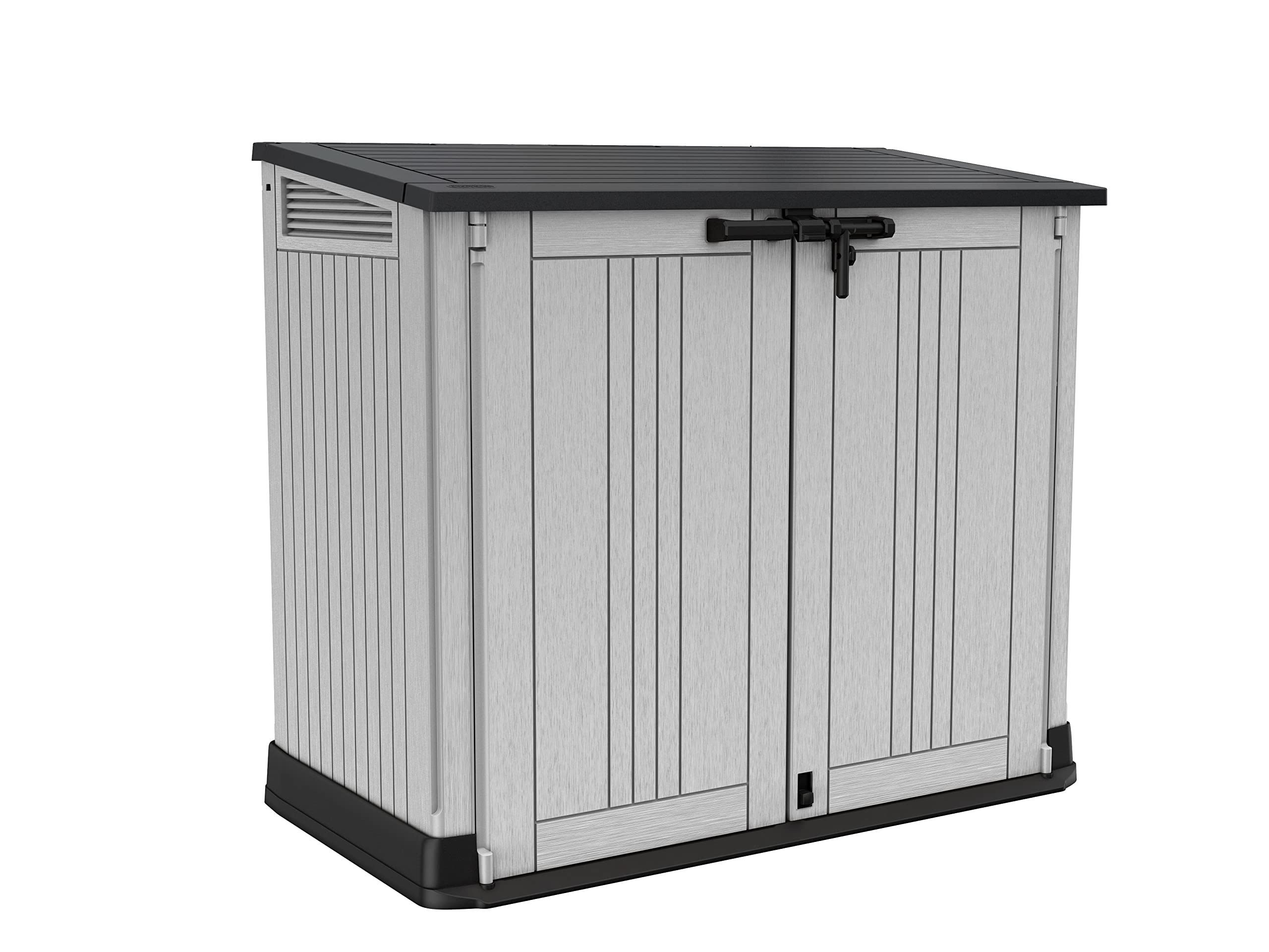 Keter Store-It-Out Prime 4.3 x 3.7 ft. Outdoor Resin Storage Shed with Easy Lift Hinges, Perfect for Yard Tools, Pool Toys and Garden Accessories,