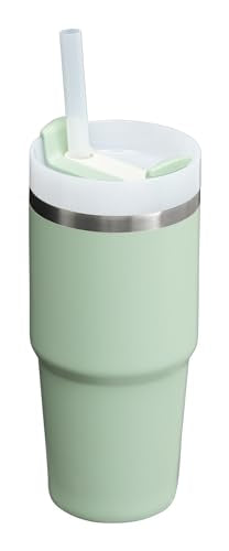 STANLEY Quencher H2.0 Tumbler with Straw 14 oz - Flowstate 3-Position Lid - Cup Holder Compatible for Travel - Insulated Stainless Steel Cup -