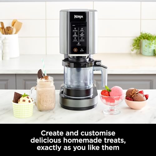 Ninja CREAMi Ice Cream Maker & Frozen Dessert Maker with 3 Tubs, 7 Programs, Makes Ice Cream, Gelato, Sorbet, Smoothie Bowl, Milkshakes and more,