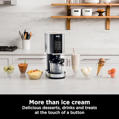 Ninja CREAMi Ice Cream Maker & Frozen Dessert Maker with 3 Tubs, 7 Programs, Makes Ice Cream, Gelato, Sorbet, Smoothie Bowl, Milkshakes and more,