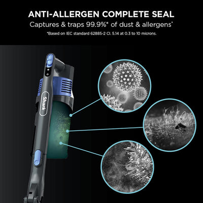 Shark Cordless Stick Vacuum Cleaner with Anti Hair Wrap, Up to 40 mins run-time, Flexible Vacuum Cleaner with LED Lights, Crevice Tool and Upholstery