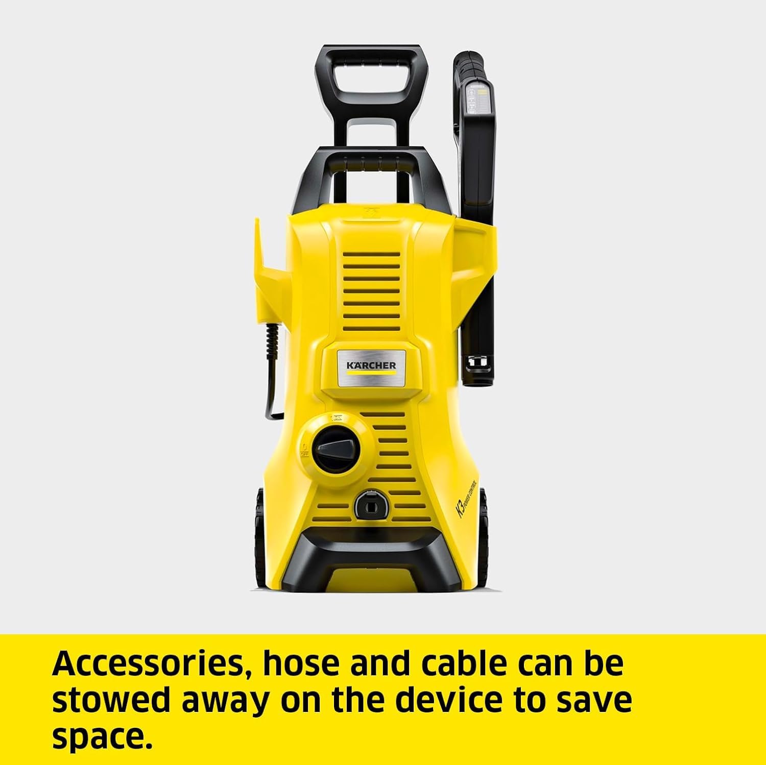 Kärcher K 3 Power Control pressure washer, pressure: max. 120 bar, flow rate: 380 l/h, area coverage: 25 m²/h, water filter, weight: 4.4 kg,