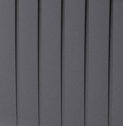 Keter Marvel+ 270L Outdoor 65% recycled Garden Furniture Storage Box Graphite Wood Panel Effect - Fade Free - All Weather Resistant - Safe and Secure