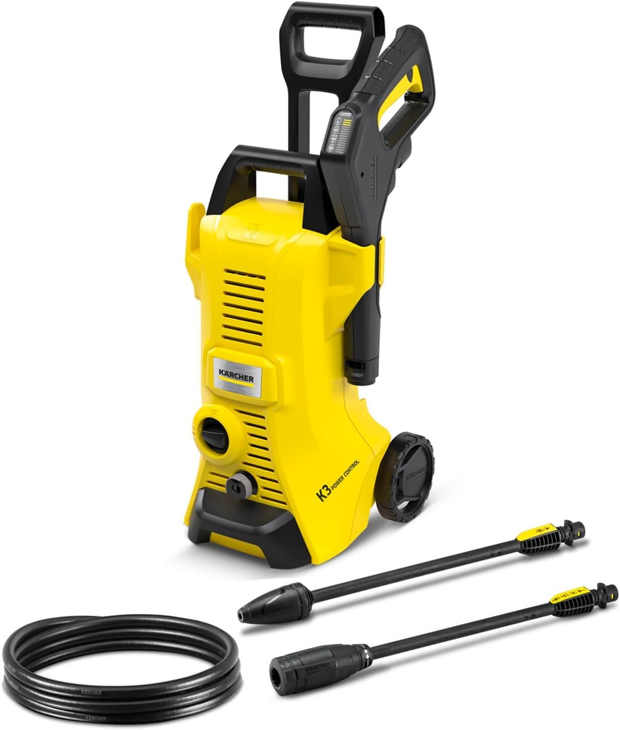 Kärcher K 3 Power Control pressure washer, pressure: max. 120 bar, flow rate: 380 l/h, area coverage: 25 m²/h, water filter, weight: 4.4 kg,
