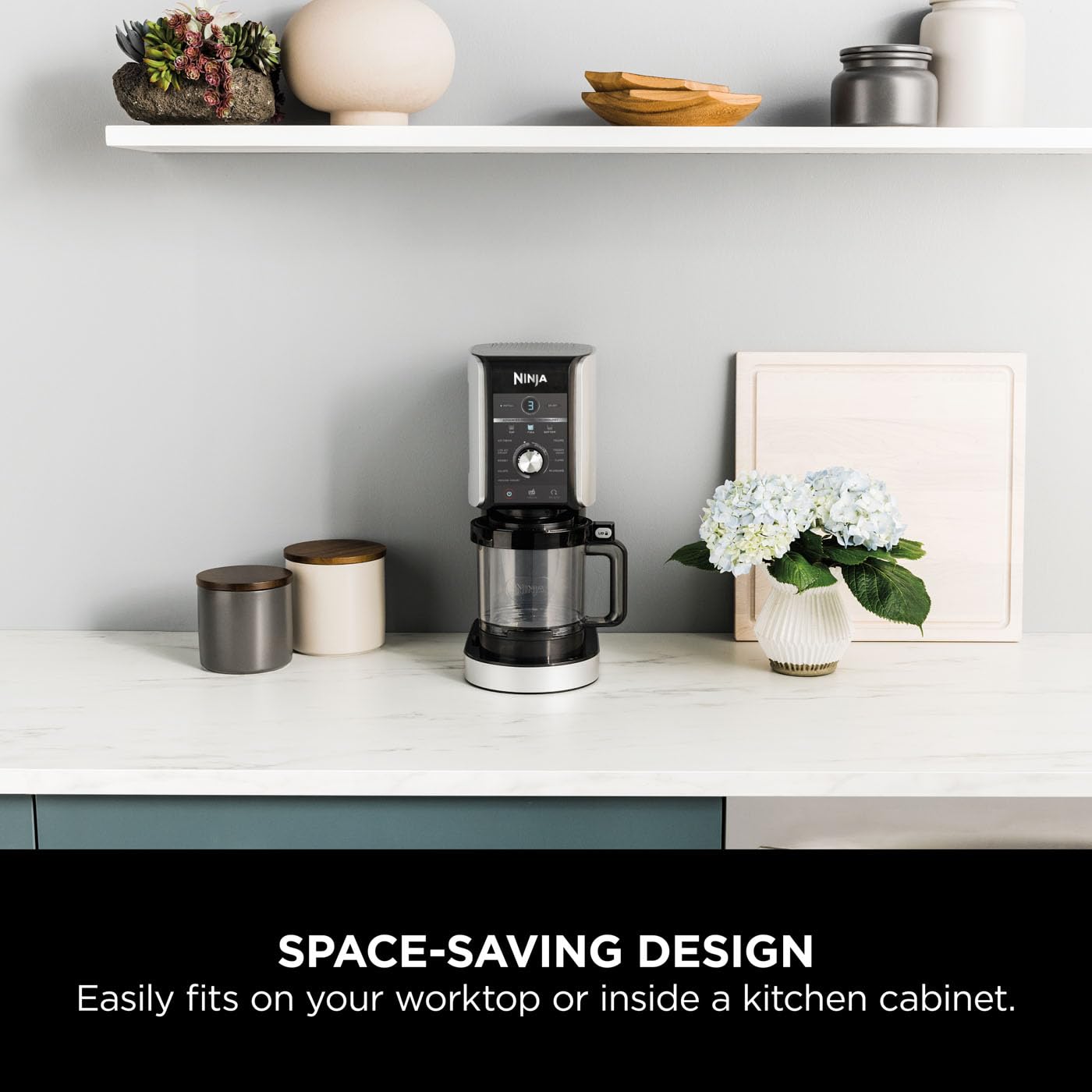 Ninja CREAMi Deluxe Ice Cream Maker & Frozen Dessert Maker with 3 Tubs, 10 Functions, Makes Ice Cream, Gelato, Sorbet, Frozen Yoghurt, Milkshakes,