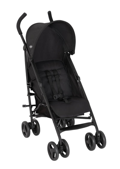 Graco EZLite, lightweight stroller at only 6.6kg Suitable from birth to approx. 3 years (15kg), Midnight fashion, Black