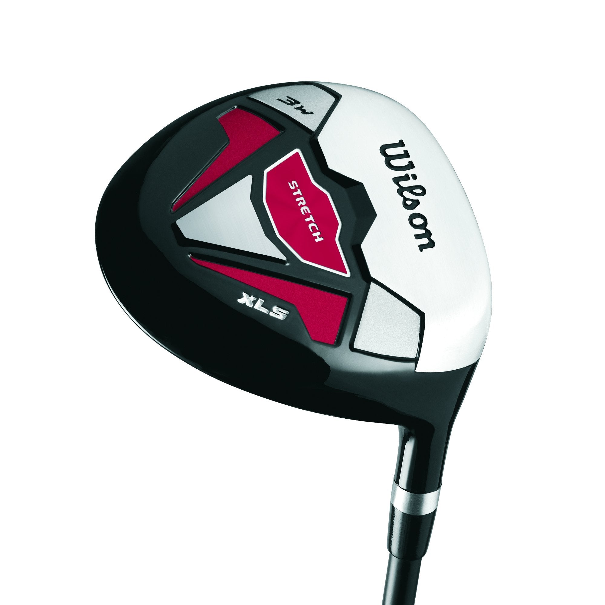 Wilson Beginner Complete Set, 10 golf clubs with stand bag, Men's (right hand), Stretch XL, Black/Grey/Red, WGG157551