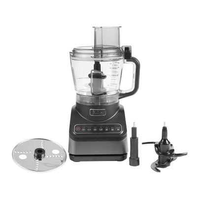 Ninja Food Processor with 4 Automatic Programs; Chop, Puree, Slice, Mix, and 3 Manual Speeds, 2.1L Bowl, Chopping, Slicing & Dough Blades, 850W,