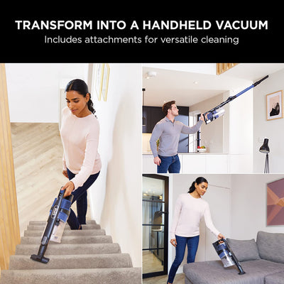 Shark Cordless Stick Vacuum Cleaner with Anti Hair Wrap, Up to 40 mins run-time, Flexible Vacuum Cleaner with LED Lights, Crevice Tool and Upholstery