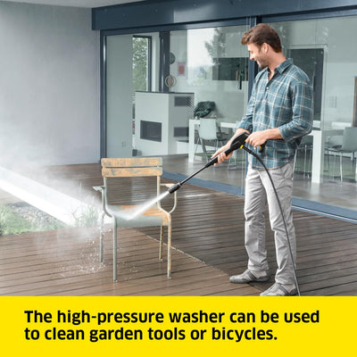 Kärcher K 2 Power Control Home pressure washer, pressure: max. 110 bar, flow rate: 360 l/h, area: 20 m²/h, water filter, weight: 4.0 kg,