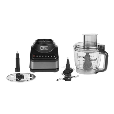 Ninja Food Processor with 4 Automatic Programs; Chop, Puree, Slice, Mix, and 3 Manual Speeds, 2.1L Bowl, Chopping, Slicing & Dough Blades, 850W,
