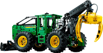 LEGO Technic John Deere 948L-II Skidder Set, Large 1,492-Piece Construction Vehicle Toy with Pneumatic Functions and 4 Wheel Drive, Model Building