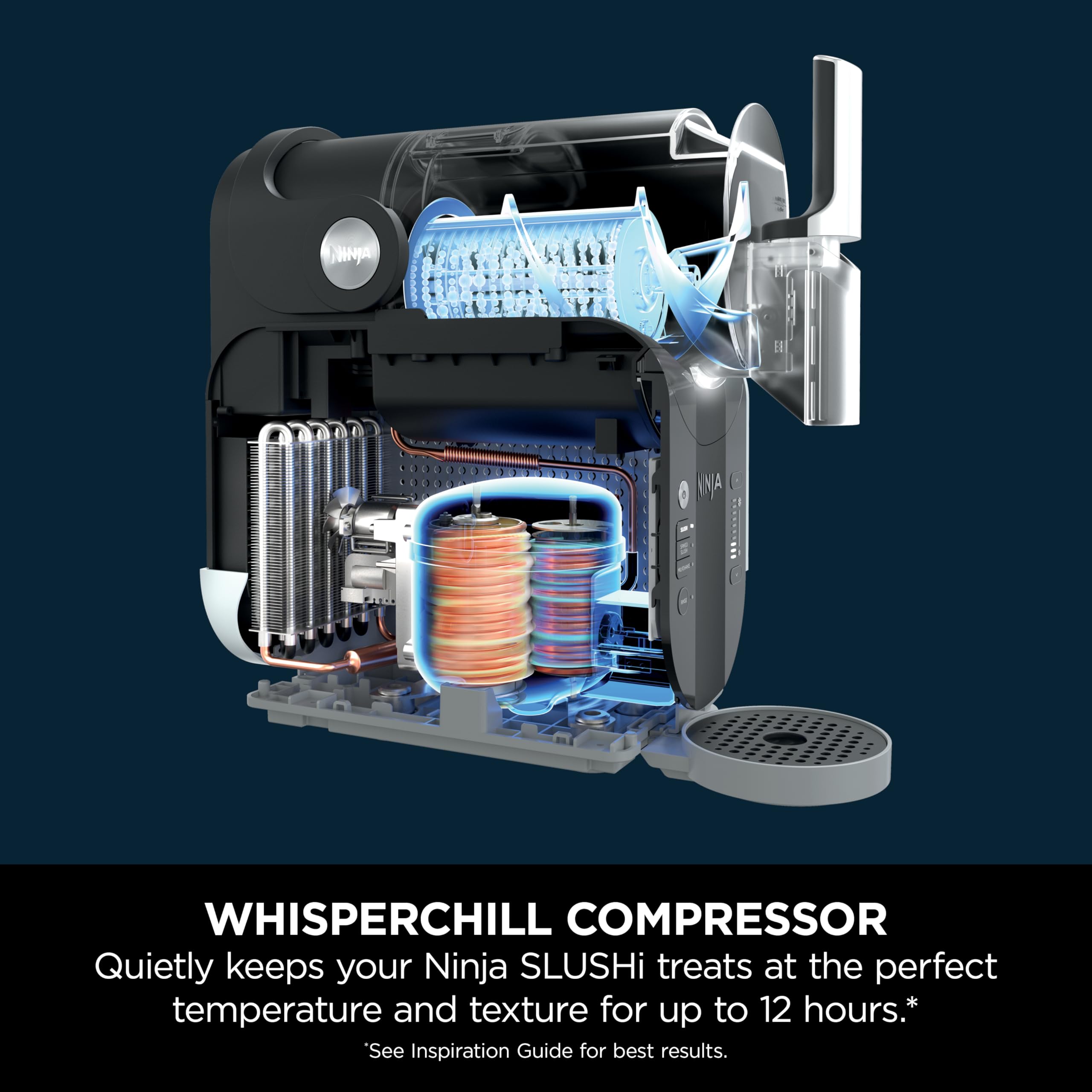 Ninja SLUSHi Frozen Drinks Maker, Create Slush, Frozen Cocktails, Frappe, Milkshakes & Frozen Juice, No Ice or Preperation Needed, WhisperChill