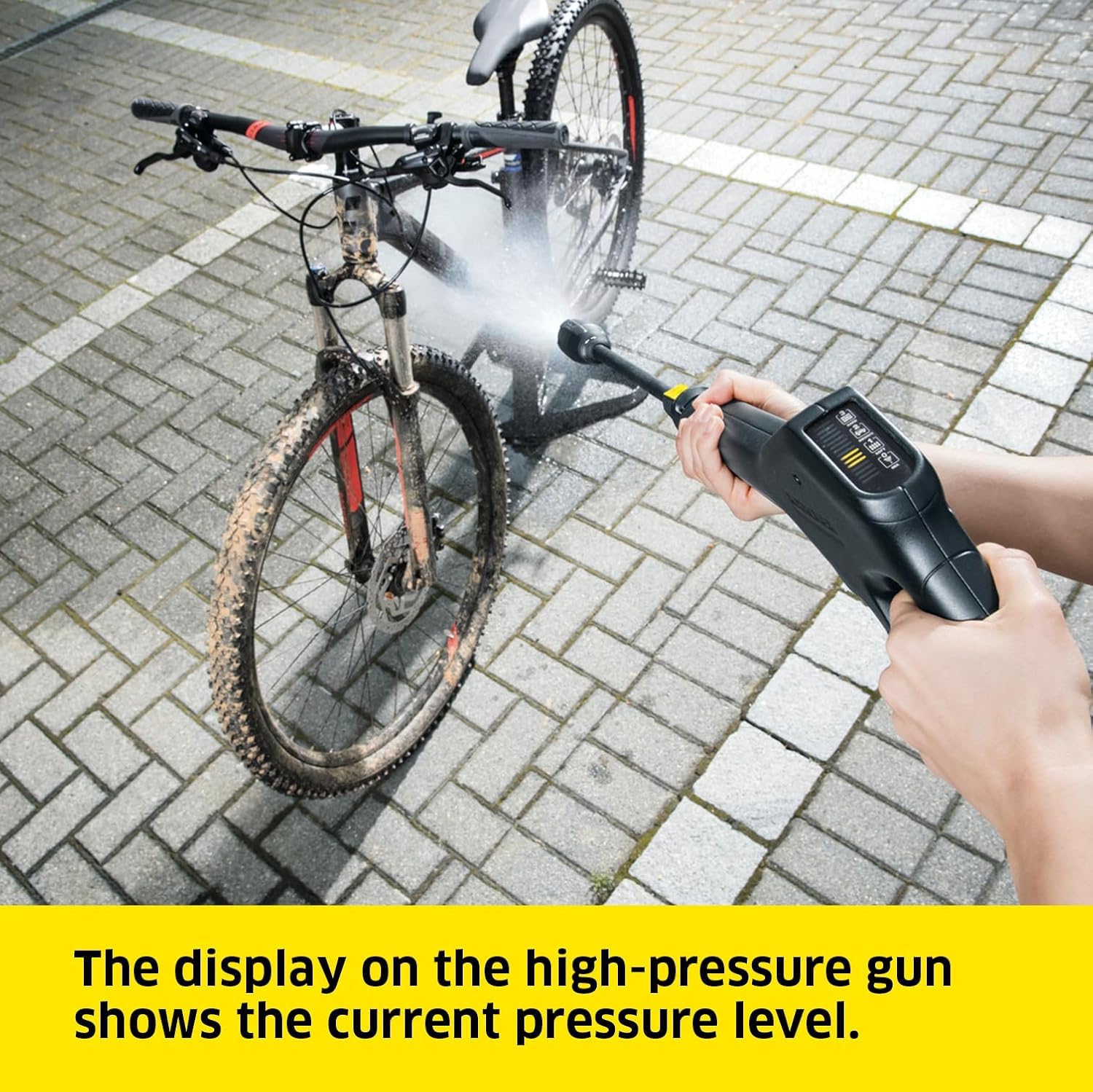Kärcher K 3 Power Control pressure washer, pressure: max. 120 bar, flow rate: 380 l/h, area coverage: 25 m²/h, water filter, weight: 4.4 kg,