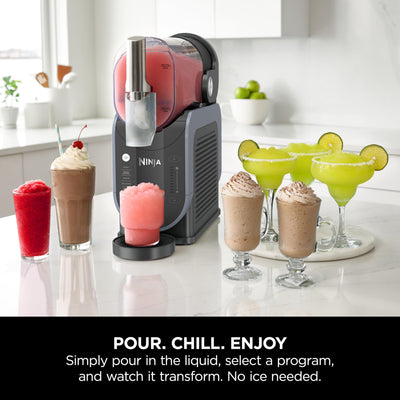 Ninja SLUSHi Frozen Drinks Maker, Create Slush, Frozen Cocktails, Frappe, Milkshakes & Frozen Juice, No Ice or Preperation Needed, WhisperChill